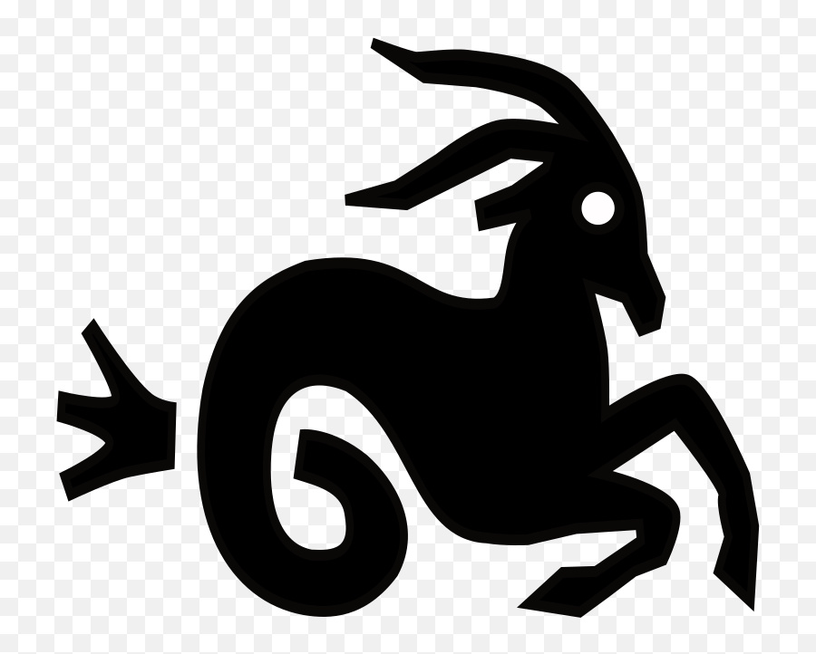 Download Free Png Zodiac Symbol - Capricorn Zodiac Transparent Clipart Emoji,Capricorn Symbol Emoji