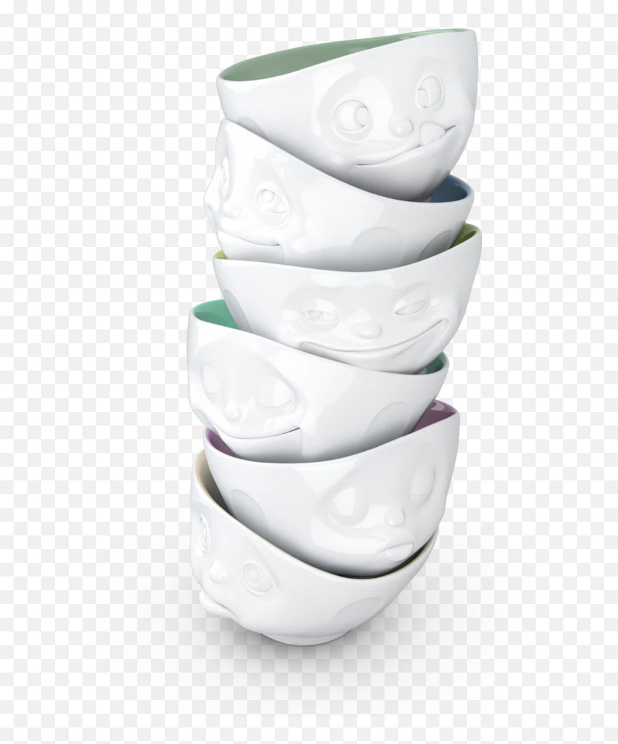 Emoji Bowl Set 6 - Sneakers,Silver Emoji