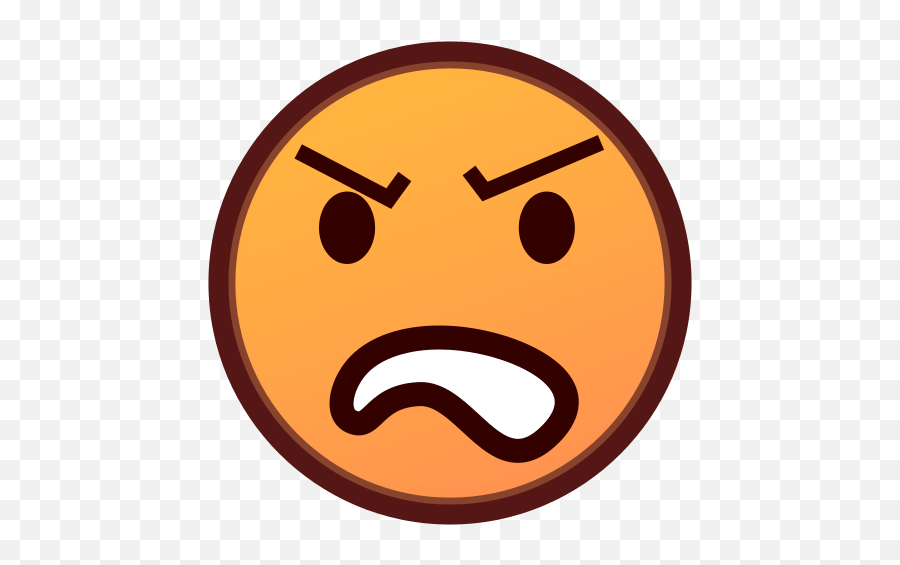 Angry Face Emoji For Facebook Email Sms - Mean Angry Face Emoji,Angry Emoji Face