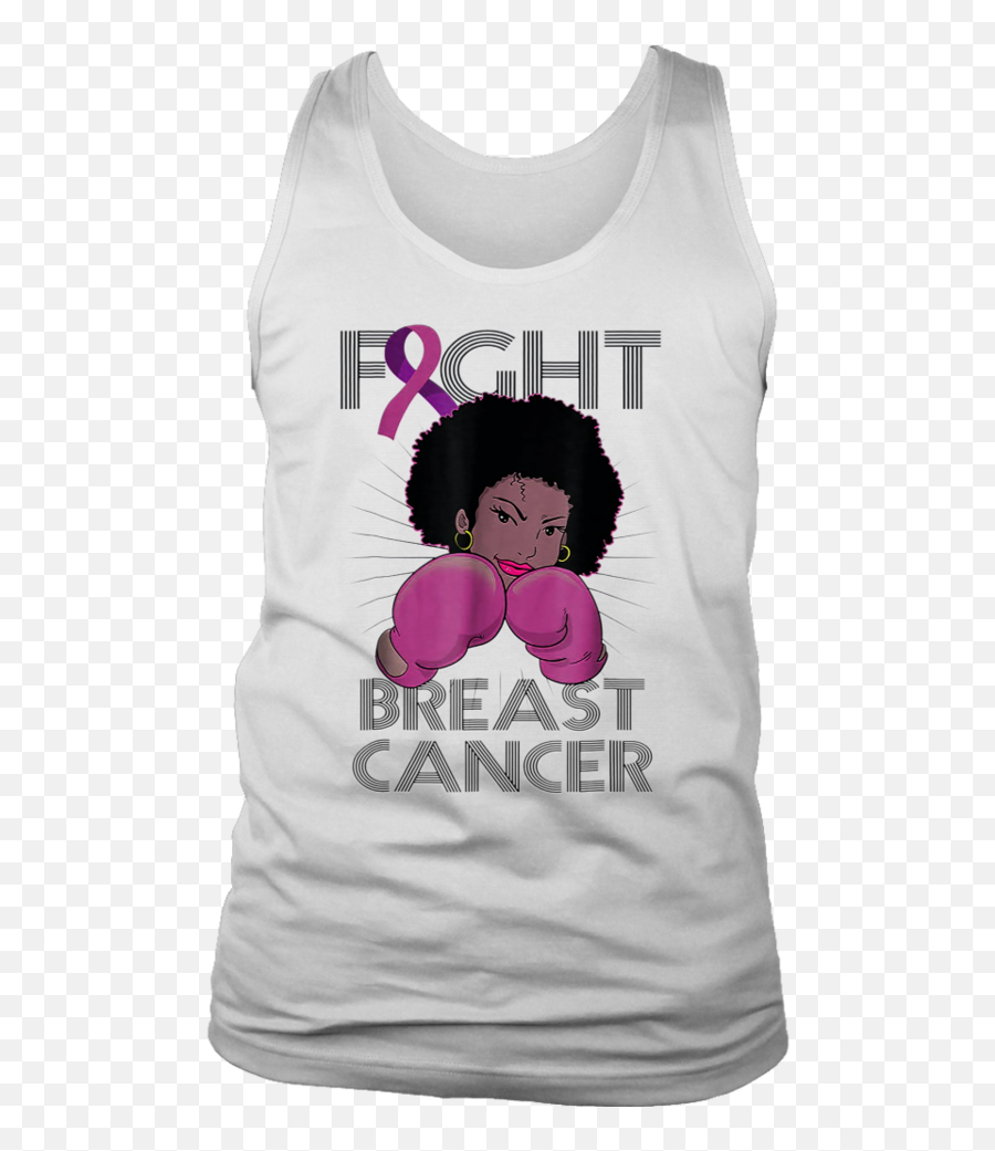 Breast Cancer Awareness Month T - Active Tank Emoji,Breast Cancer Awareness Emoji