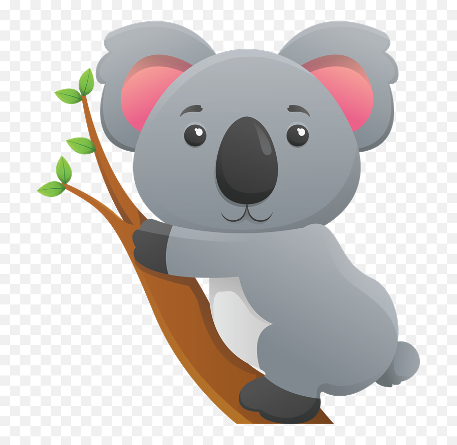 Koala Clipart Face - Koala Clipart Emoji,Koala Emoticons