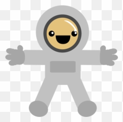 Cartoon Astronaut - Flat Animated Png Emoji