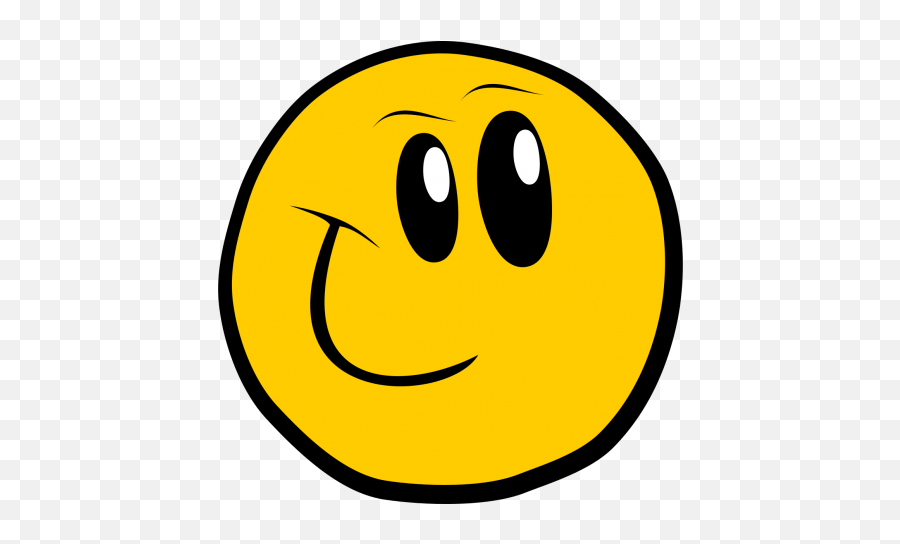 Imágenes Divertidas Con - Cartoon Smiley Face Png Emoji,Simbolos Emoticones