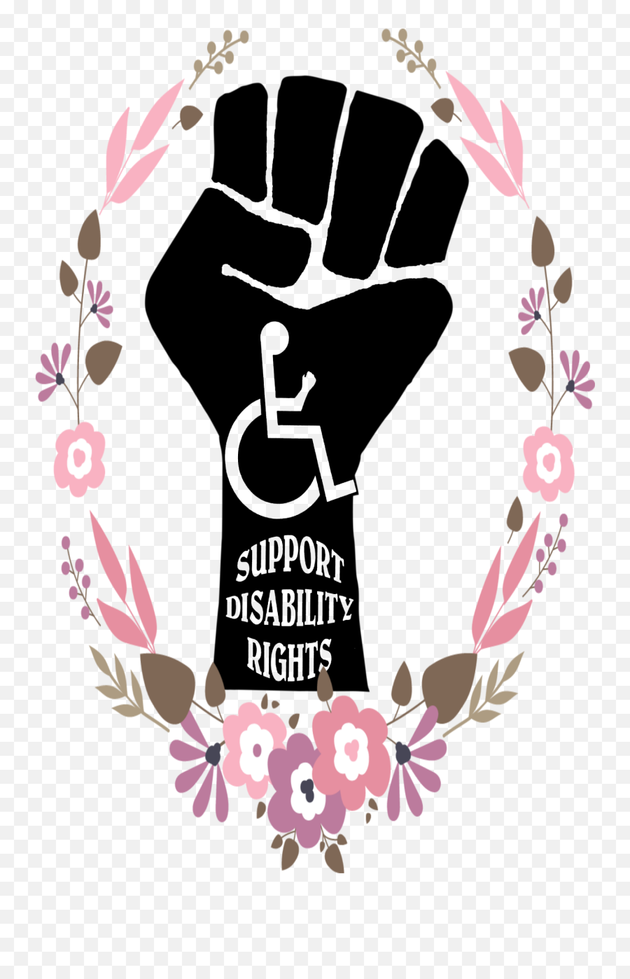 Disabled - Disabled Rights Movement 1960s Emoji,Disability Emoji