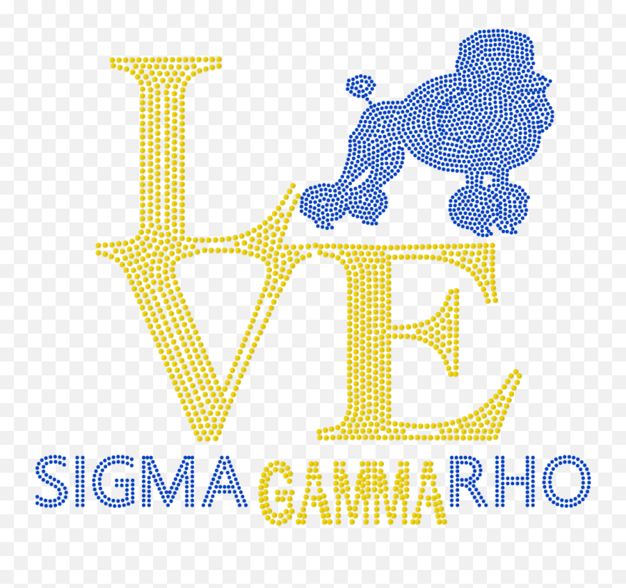 Sigma Gamma Rho Png Image - Sigma Gamma Rho Love Rhinestone Transfer Emoji,Sigma Emoji