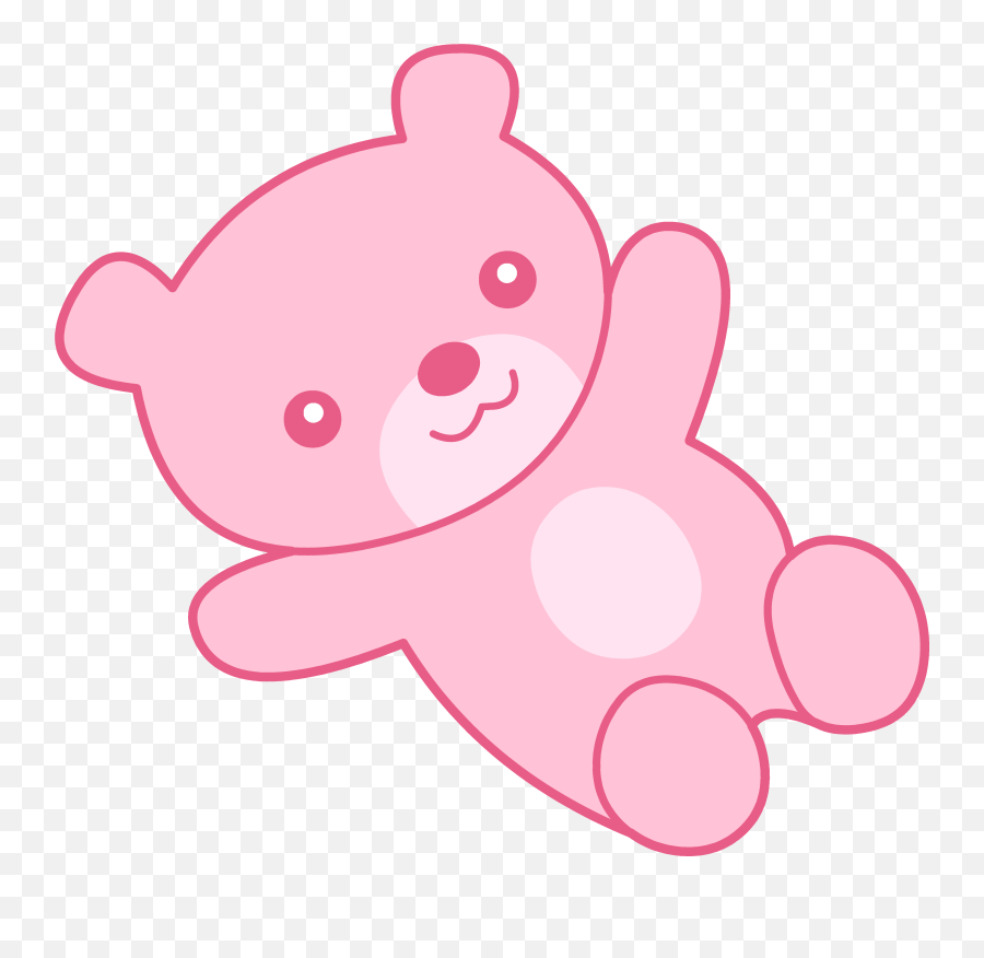 Cute Pink Teddy Bear Clipart Free Clip Art - Pink Teddy Bear Clipart Emoji,Teddy Bear Emojis