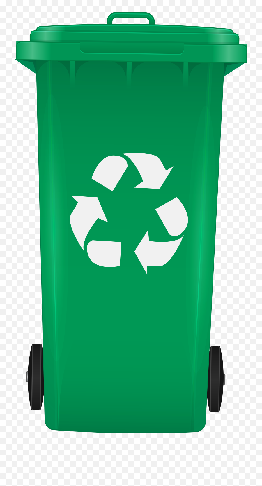 Recycling Rubbish Bin Clipart - Recycling Bin Clipart Emoji,Trash Can Emoticon