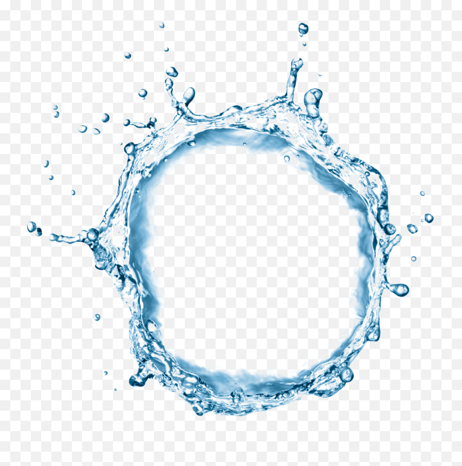 Water Photography Download Blue Picture Frame Png - Water Splash Png Top View Emoji,Water Drop Emoji