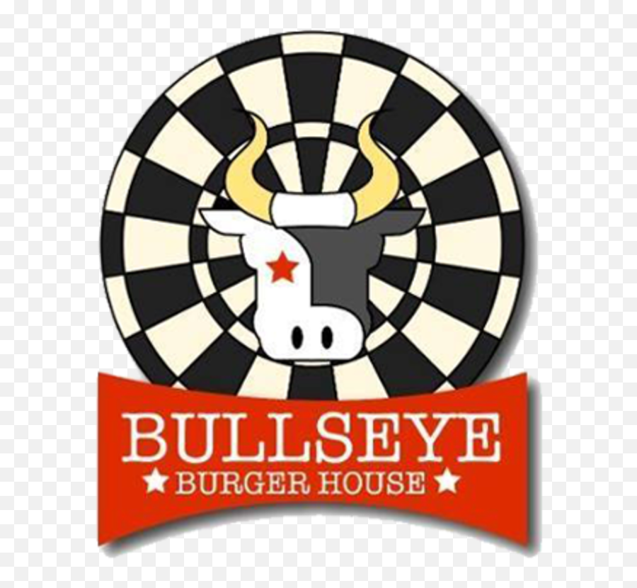 Bullseye Burger House Delivery - Dart Board Black And White Emoji,Bullseye Emoji