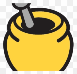Honey Clipart Emoji - Honey Pot Icon Transparent,Honeypot Emoji