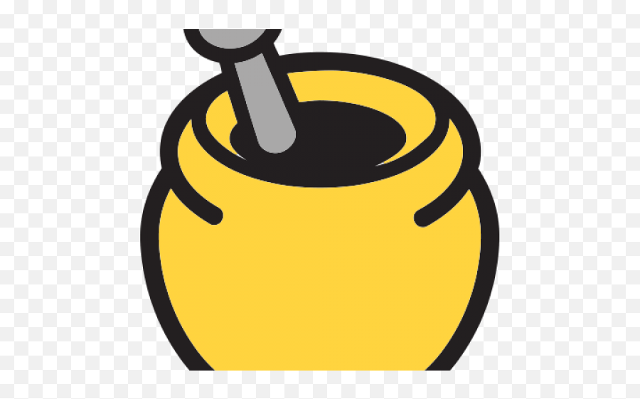 Honey Clipart Emoji - Honey Pot Icon Transparent,Honeypot Emoji