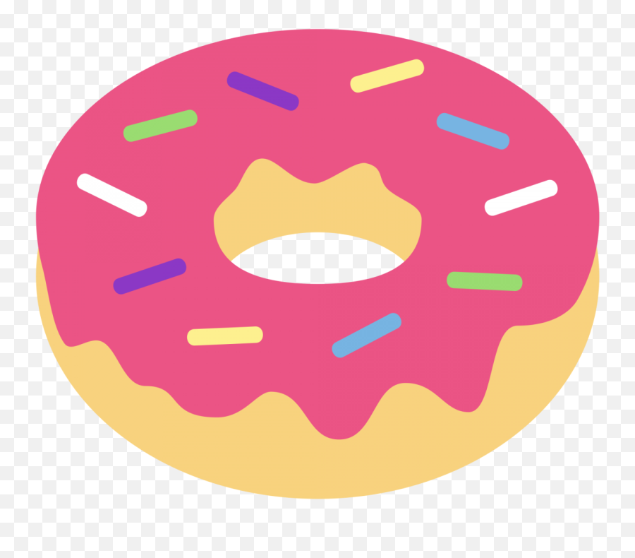 Food Emojis - Transparent Background Donut Clipart,Iron Emoji