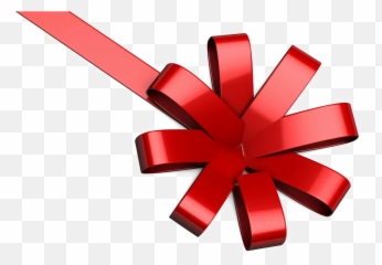 Red Bow Ribbon Png Background Image - Gift Wrapping Emoji