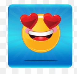 Bouncing Emoji - Smiley Face With Heart Eyes,Sos Emoji