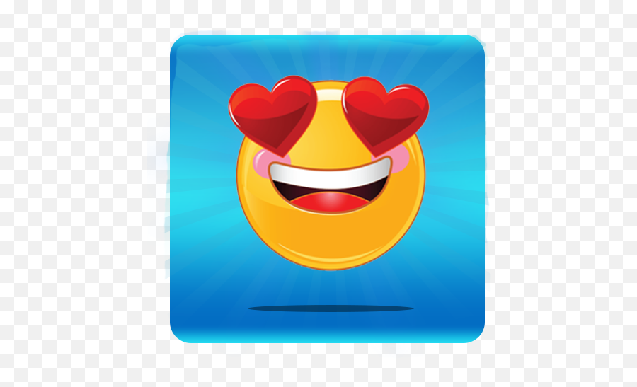 Bouncing Emoji - Smiley Face With Heart Eyes,Sos Emoji
