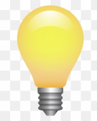 Light Bulb Icon - Incandescent Light Bulb Emoji,Emoji Light