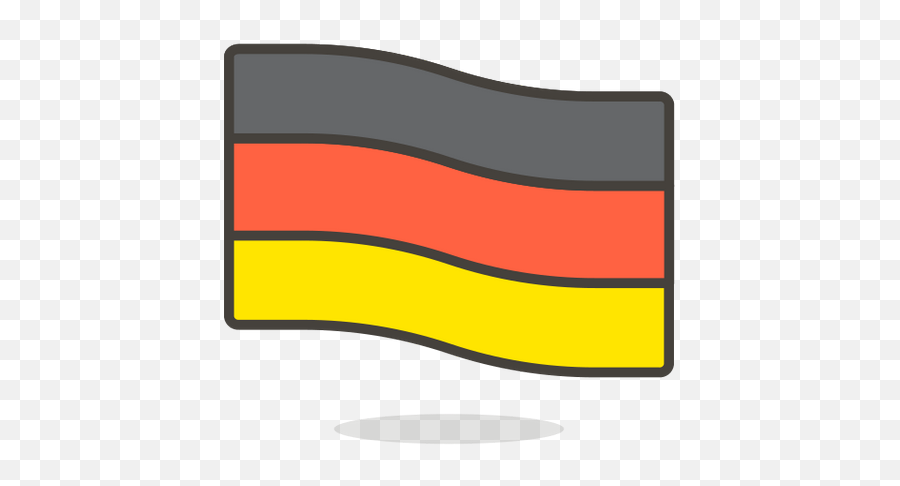 German Flag Emoji Transparent Png - Icone Alemanha,German Flag Emoji