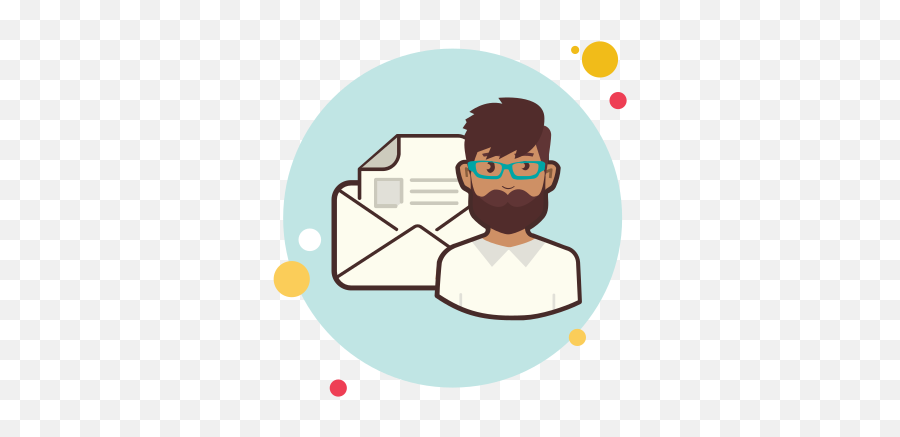 Man With Envelope Icon - Free Download Png And Vector Cartoon For Instagram Story Emoji,Envelope Emoji