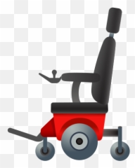 Motorized Wheelchair Emoji - Motorized Wheelchair Clipart,Lawn Mower Emoji
