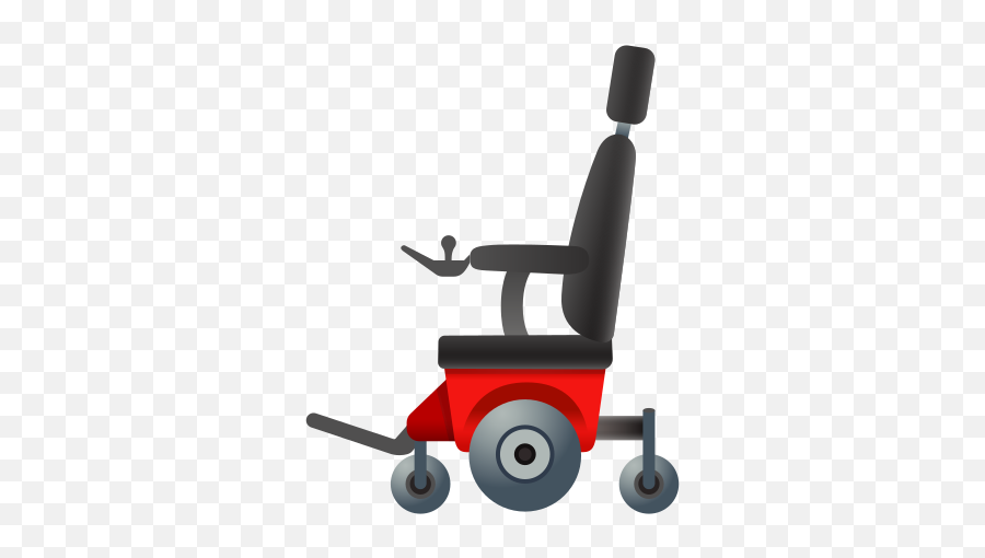 Motorized Wheelchair Emoji - Motorized Wheelchair Clipart,Lawn Mower Emoji