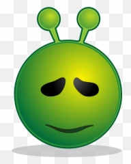 Alien Smiley Emoji Emoticon Expression