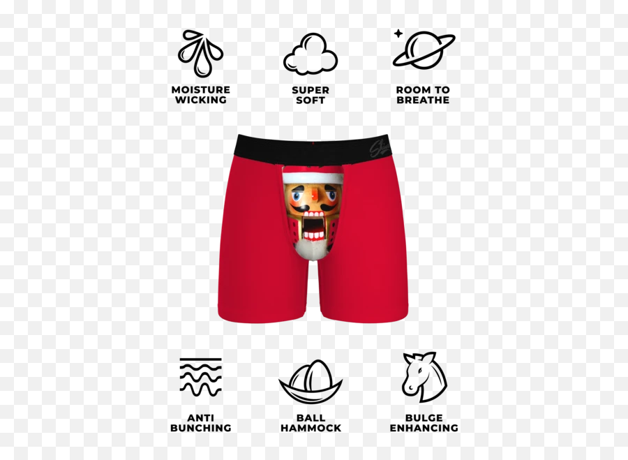 The Sugared Nuts Nutcracker Matching Underwear 3 Pack - For Teen Emoji,Nutcracker Emoji