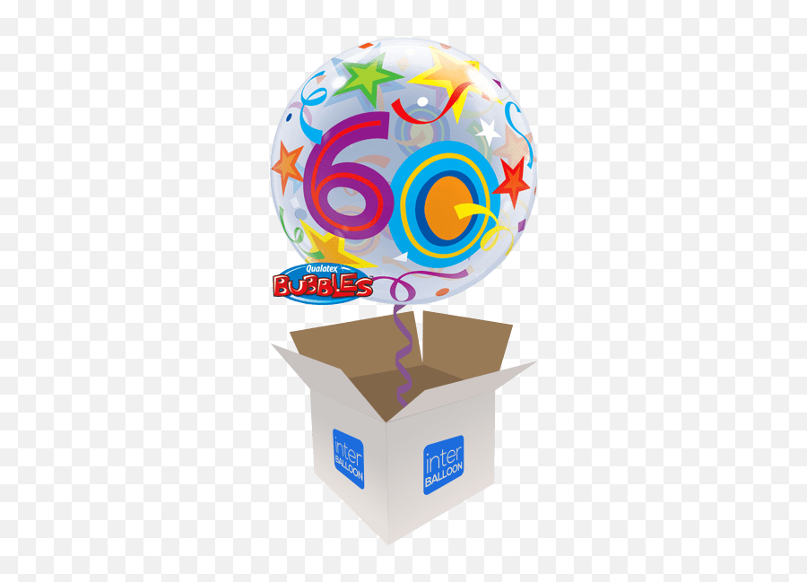 Anglesey Helium Balloon Delivery In A Box Send Balloons To - Qualatex Bubbles Emoji,Happy Birthday Animated Emoji