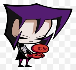 Pin - Gaz Invader Zim Characters Emoji,Slave Emoji