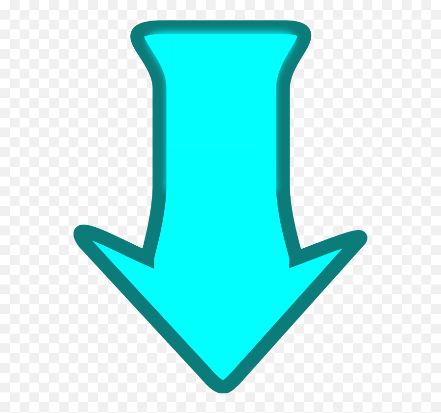 Clip Down Pointing Picture - Cartoon Image Of Down Emoji,Downward Arrow Emoji