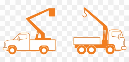Download Free Png Lift And Crane Trucks - Boom Truck Clip Art Emoji,Crane Emoji