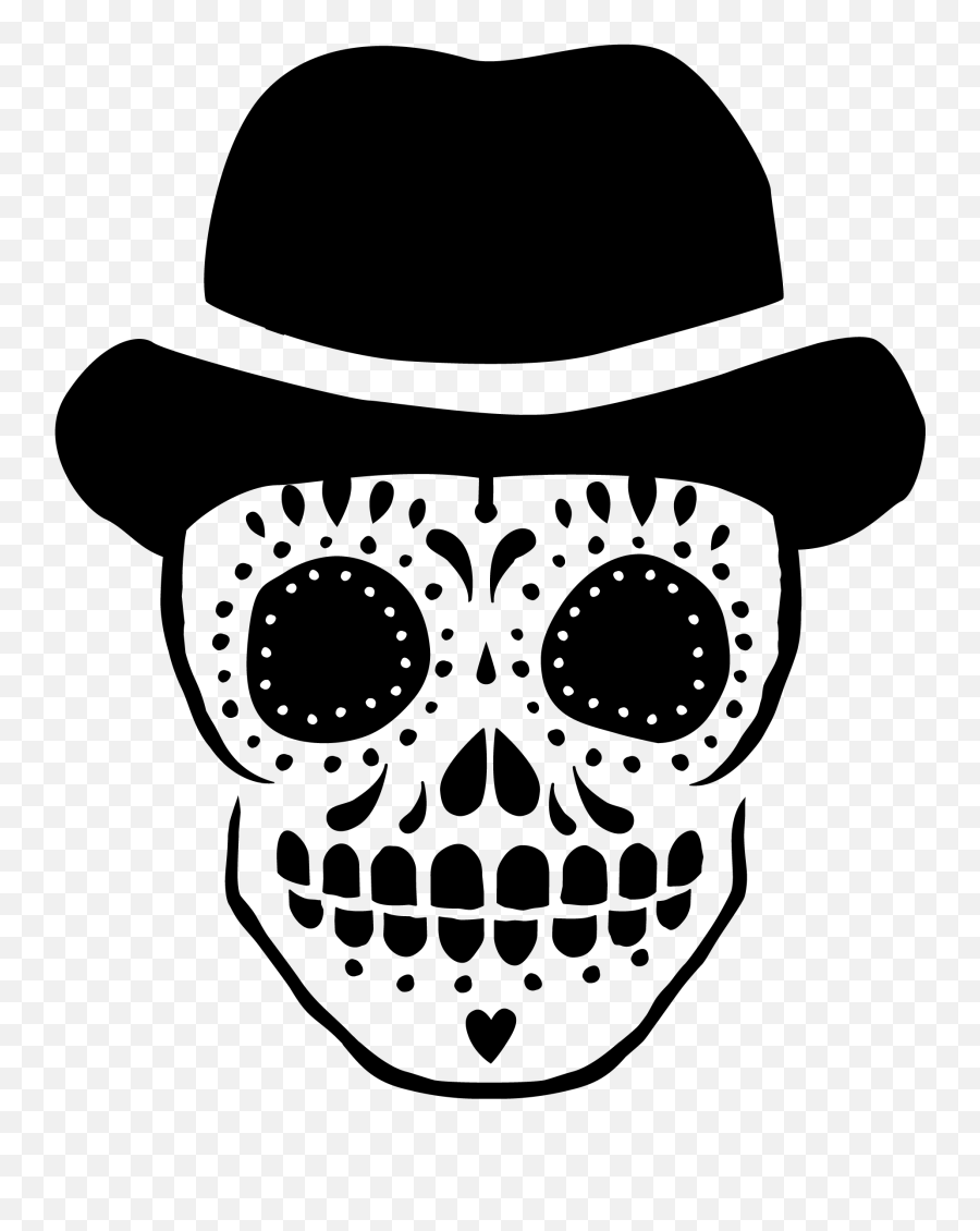 Sugarskull Sugarskulls Skull Skulls - Day Of The Dead Stencil Skull Emoji,Dead Skull Emoji