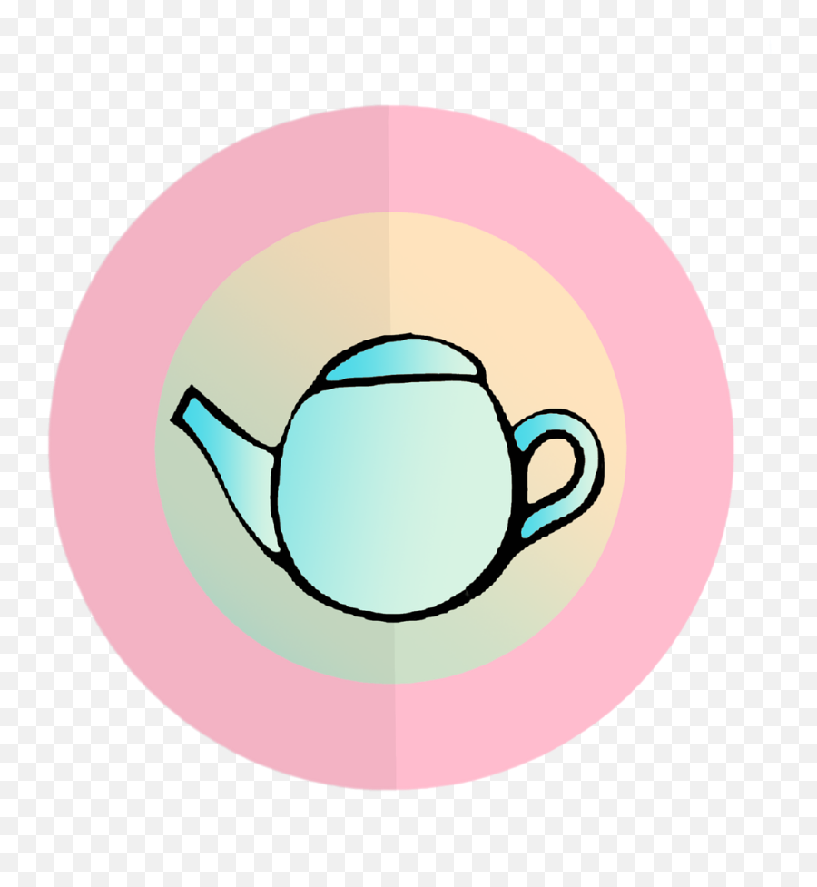 Tea Drink Time Color Clipart - Circle Emoji,Tea Bag Emoji