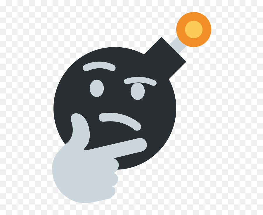 Bomb Think - Bomb Thonk Emoji,Thonk Emoji