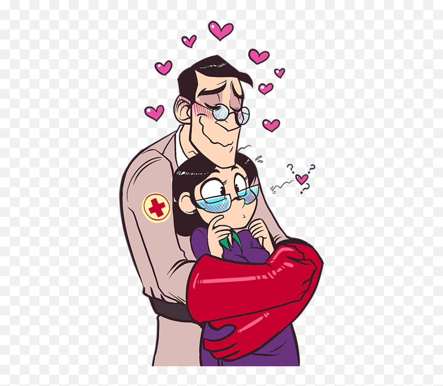 Tf2 - Medic And Miss Pauling Emoji,T_t Emoji