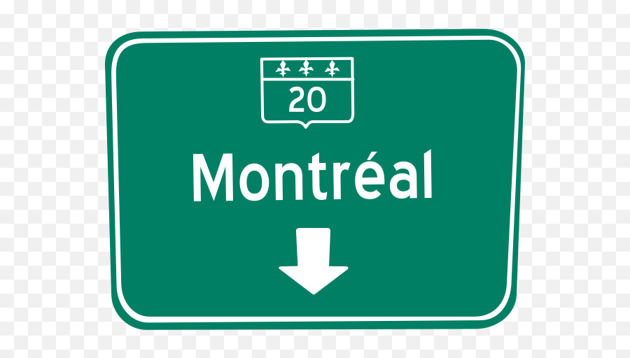 Montreal Lane Traffic Sign - Villa Del Balbianello Emoji,Traffic Light Caution Sign Emoji