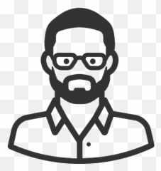 Drawing Beard Guy Transparent Png Clipart Free Download - Avatar Icon Man Emoji
