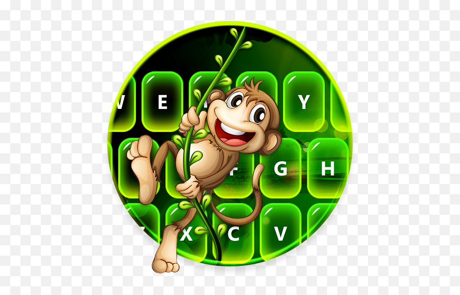 Cuteness Monkey - Cartoon Emoji,Monkey Emoji Keyboard