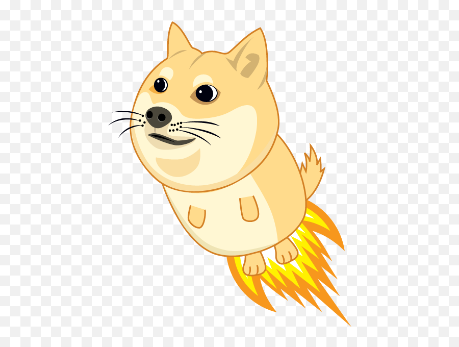 Gen0 - Doge On A Rocket Emoji,Sob Emoji
