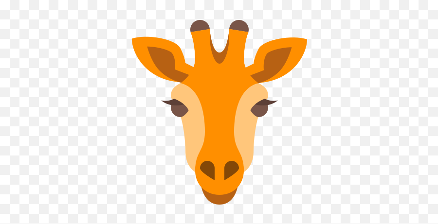 Giraffe Icon - Giraffe Head Clipart Emoji,Giraffe Emoji