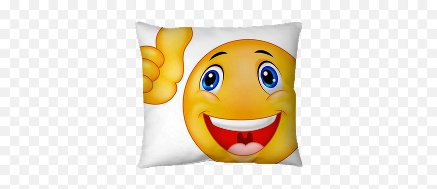 Happy Smiley Emoticon Face Pillow Cover - Tommeltot Smiley Emoji,Emoticon Happy