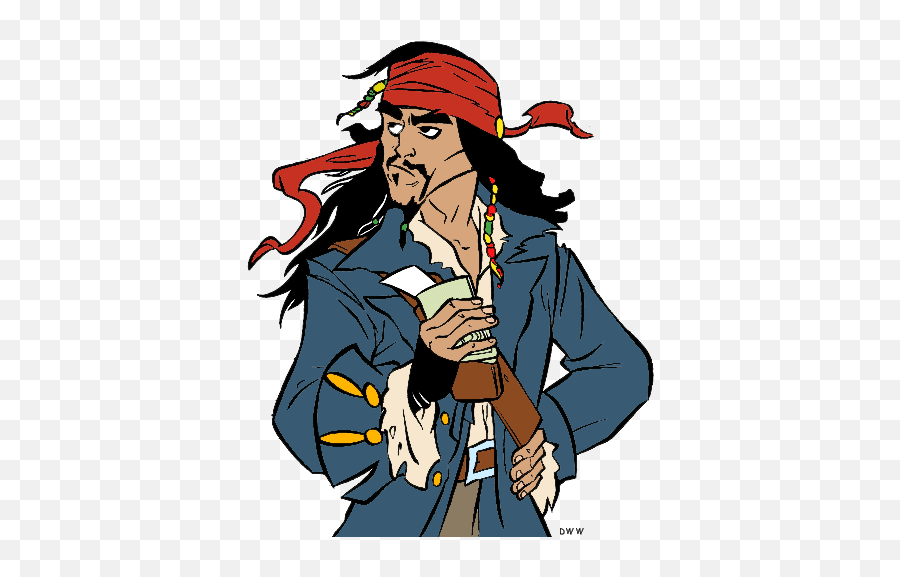 Pirate Clip Art Free Dromfgj Top 2 - Clipartix Pirates Of The Caribbean Animated Characters Emoji,Pirate Flag Emoji