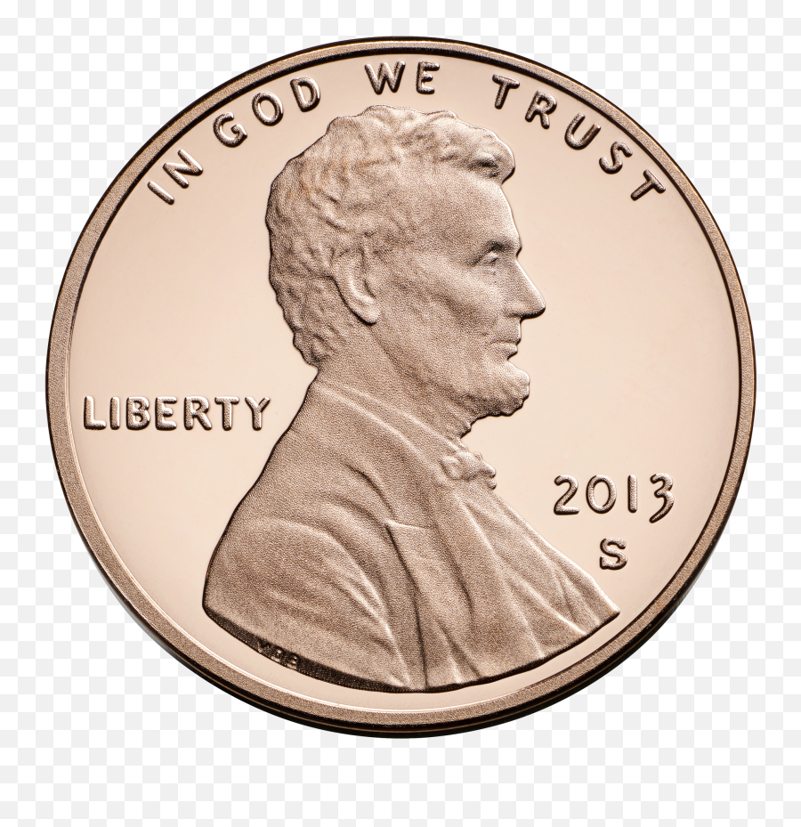 Pennies Clipart Abraham Lincoln Pennies Abraham Lincoln - God We Trust Coin Emoji,Cents Emoji