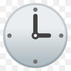 Three Oclock Emoji Clipart - Dot