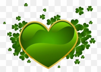 Green Heart Transparent Png Clipart Free Download - St Day Png Emoji,St Patrick's Day Emoji