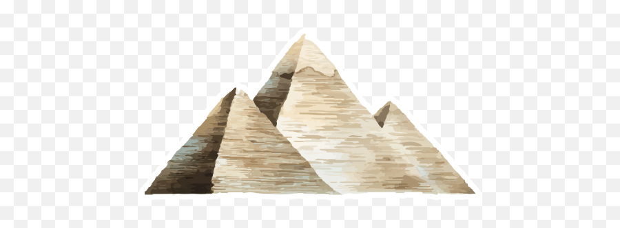 Pyramid Egypt Country Sticker - Pyramide Von Innen Gemalt Emoji,Pyramid Emoji