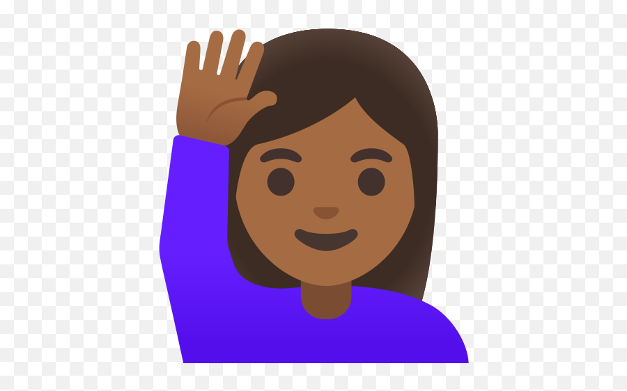 Medium - Emoji Hand In The Air,Eyebrow Raised Emoji