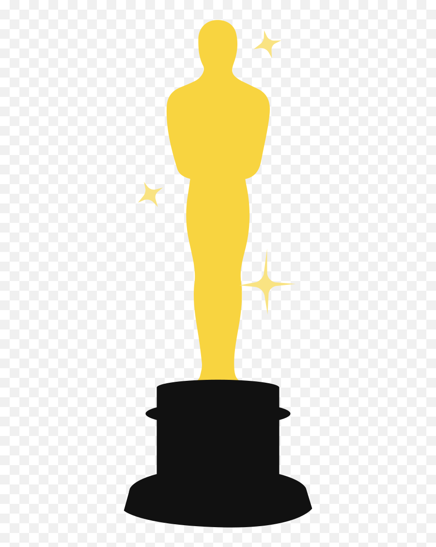 Oscar Trophy Template Clipart - Vertical Emoji,Oscar Emoji