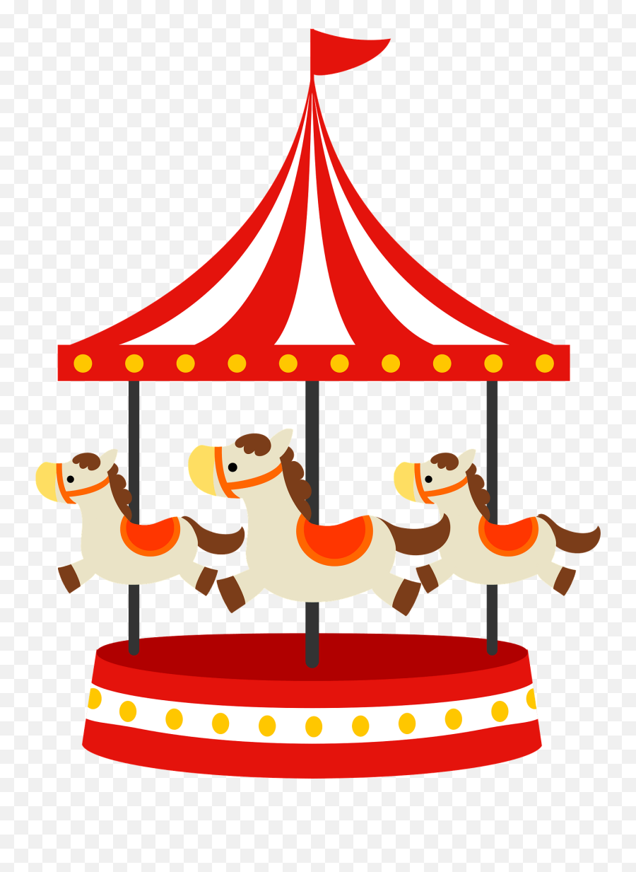 Merry Go Round Clipart - Transparent Merry Go Round Clipart Emoji,Carousel Emoji