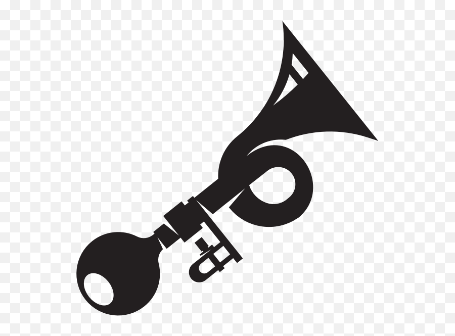 Trumpet Silhouette Monochrome - Silhouette Emoji,Frog Tea Emoji