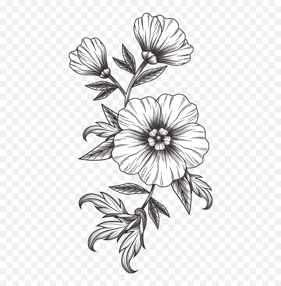 Black White Flower - Black And White Flower Emoji,White Flower Emoji